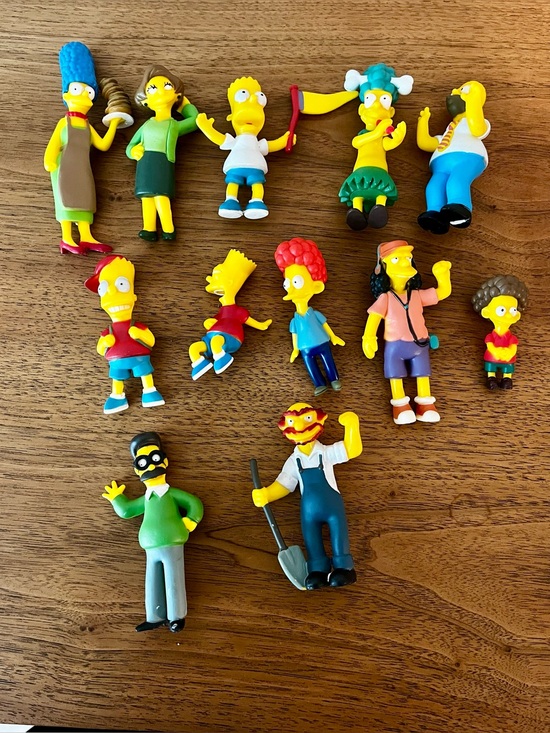 Simpsons Other - The Simpsons Figure Lot 11 Homer Bart Marge Milhouse Vintage Collectible Toys